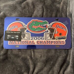 Florida Gators National Champions 2006 License Plate